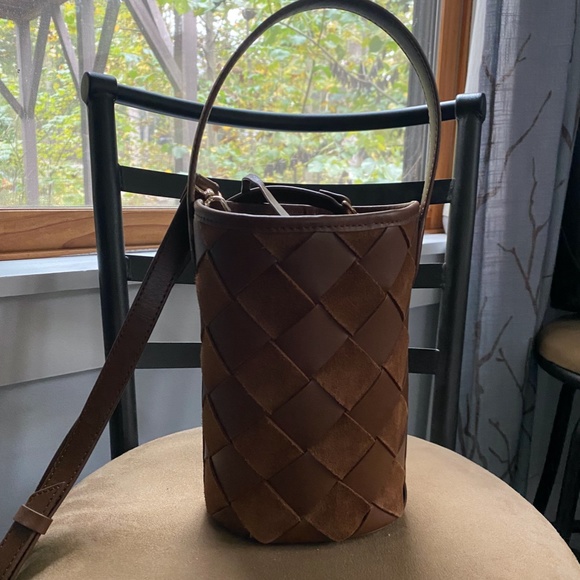 J. Crew Bags Jcrew Woven Berkeley Bucket Bag Poshmark